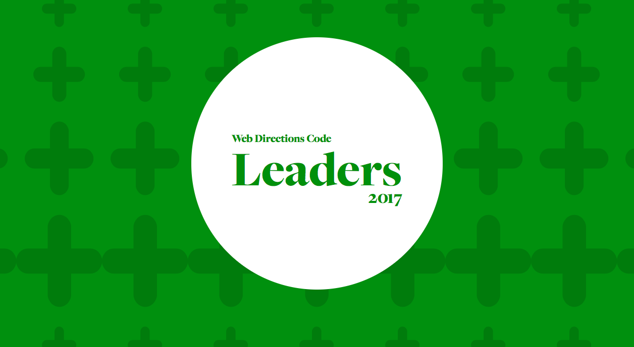 Web Directions Code Leaders